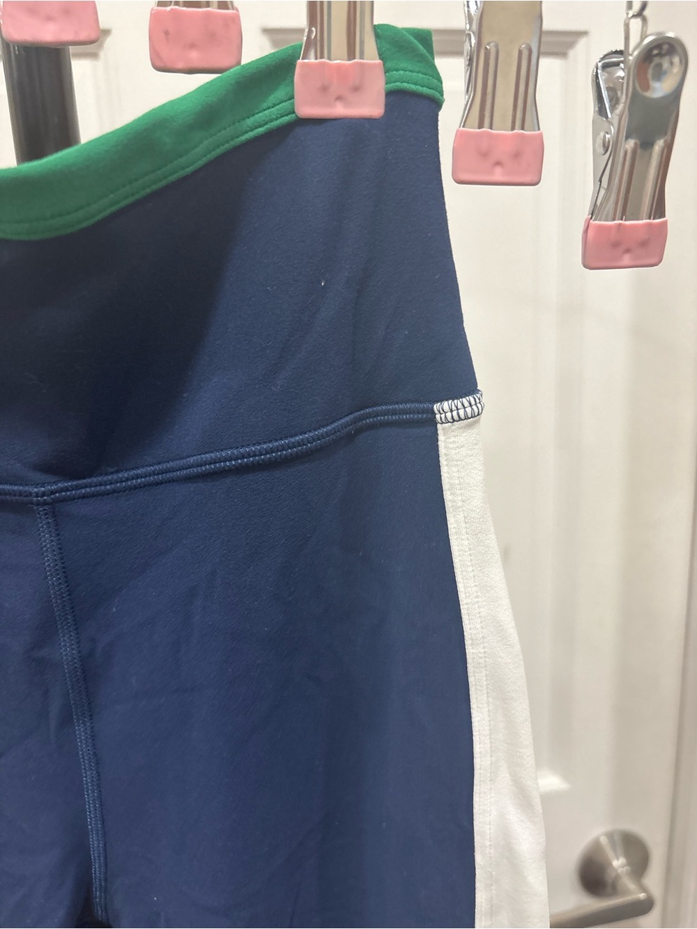Lululemon Navy, White & Green Leggings - Picture 2 of 6